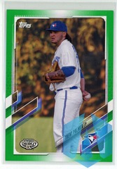2021 Topps Pro Debut #PD-25 Trent Palmer Green 35/99 Blue Jays